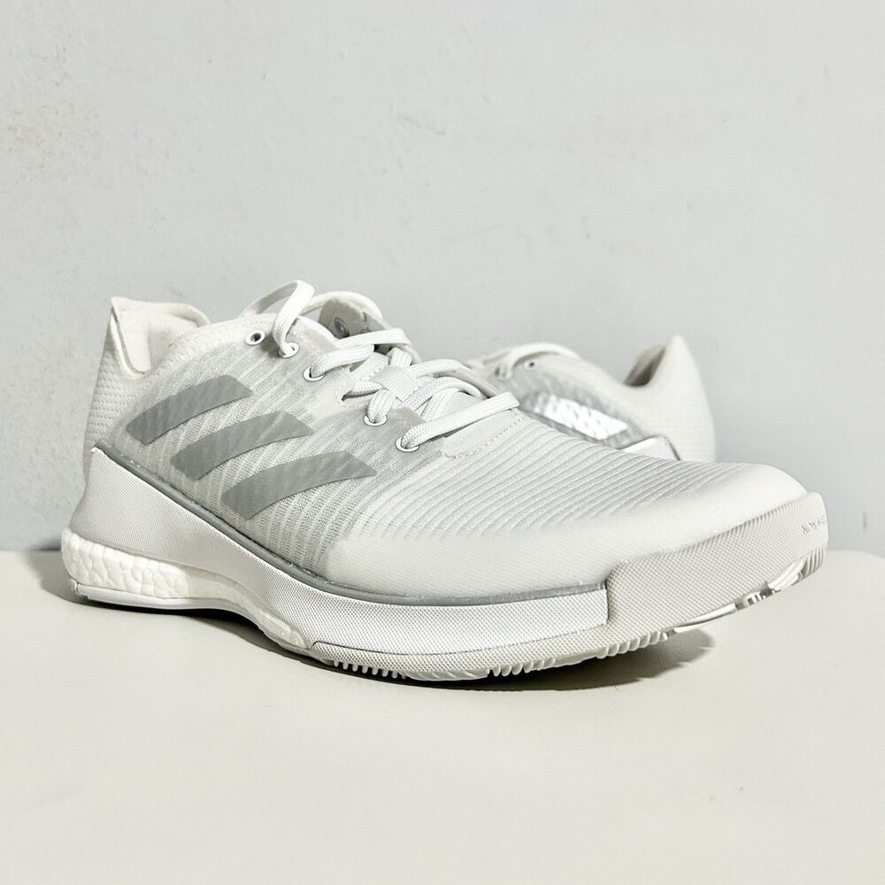 Adidas Wmns Crazyflight “White Metallic Silver” Women’s Size 9 Volleyball Shoes